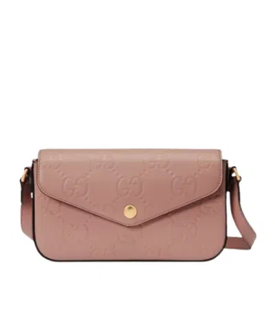 Gucci Gg Super Mini Shoulder Bag In Rosa