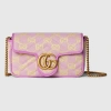 Gucci Gg Super Mini Shoulder Bag In Pink