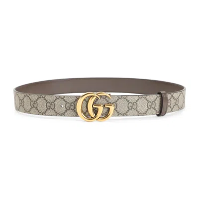 Gucci Gg Supreme 30 Belt Women In Gray