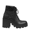 Gucci Gg Supreme Ankle Boots In Black