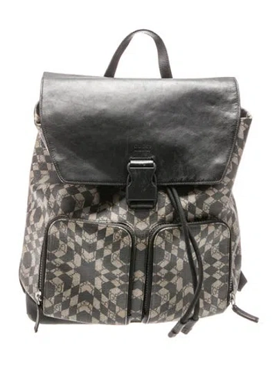 Pre-owned Gucci Gg Supreme Backpack In Black