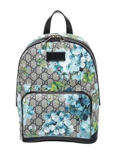 Pre-owned Gucci Gg Supreme Backpack In Neutral
