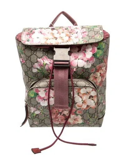 Pre-owned Gucci Gg Supreme Backpack In Neutrals
