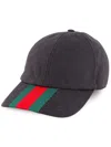 Gucci Men Gg Supreme Baseball Cap In Gray