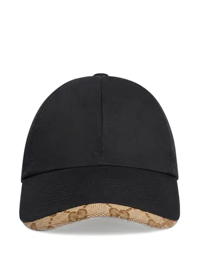 Gucci Gg Supreme Baseball Cap In Black