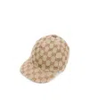 Gucci Gg Supreme Baseball Cap In Nude