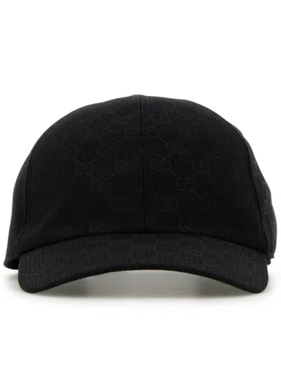 Gucci Gg Supreme Baseball Cap In Schwarz
