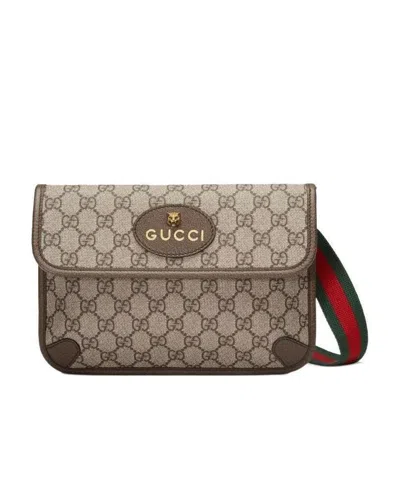 Gucci Gg Supreme Belt Bag In Green