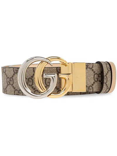 Gucci Gg Belt In Brown