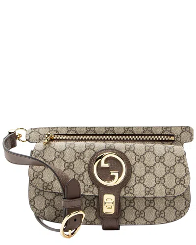 Gucci Gg Supreme Blondie Belt Bag (authentic Pre-loved) In Neutral