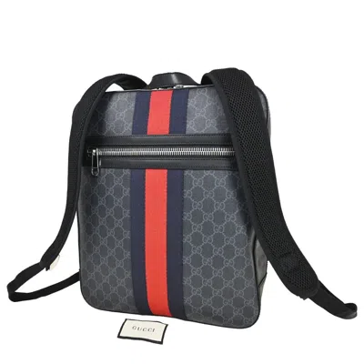 Gucci Gg Supreme Brown Canvas Backpack Bag ()