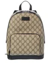 Gucci Gg Supreme Canvas & Leather Backpack