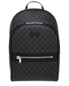 GUCCI GUCCI GG SUPREME CANVAS & LEATHER BACKPACK