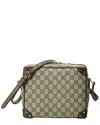Gucci Gg Supreme Canvas & Leather Shoulder Bag