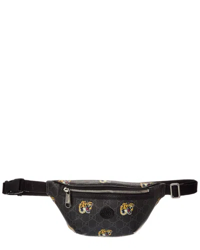 Gucci Gg Supreme Canvas Belt Bag In Black