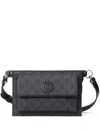 Gucci Gg Supreme Canvas Belt Bag In Black