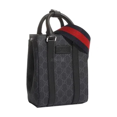 Pre-owned Gucci Gg Supreme Canvas Tote Bag 'black' | Men's Size Onesize