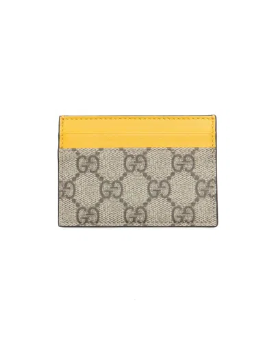 Pre-owned Gucci Gg Supreme Card Holder