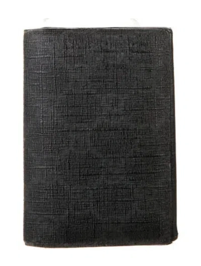 Pre-owned Gucci Gg Supreme Card Holder In Black