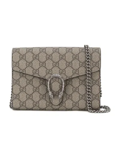Gucci Gg Supreme Chain Wallet In Multicolor