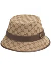 GUCCI GUCCI GG SUPREME CLOCHE HAT