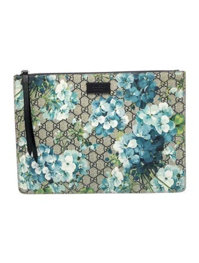 Pre-owned Gucci Gg Supreme Clutch