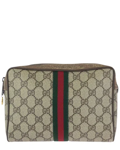 Gucci Gg Supreme Clutch Bag (authentic Pre-loved)