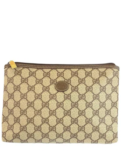 Gucci Gg Supreme Clutch Bag (authentic Pre-loved)