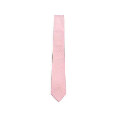 Gucci Gg Supreme Crest Tie In Pink