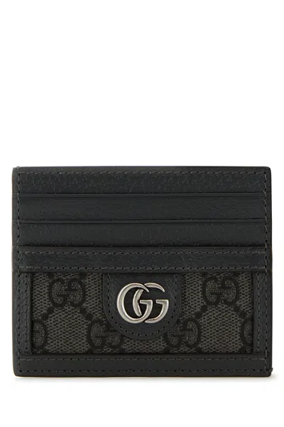 Gucci Stylish And Functional Gray Ophidia Gg Cardholder For Men