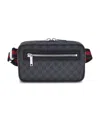 Gucci Gg Supreme Fabric Belt Bag In Gray