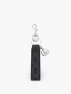 Gucci Logo Plaque Monogrammed Keychain