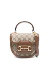 Gucci Gg Supreme Fabric Mini Horsebit 1955 Handbag