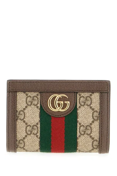 Gucci Gg Supreme Fabric Ophidia Wallet