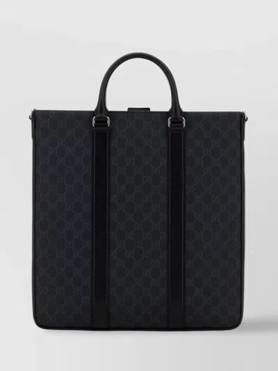 GUCCI GG SUPREME FABRIC SHOPPING BAG