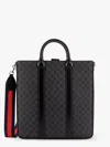 Gucci Men Gg Supreme Fabric Shopping Bag With Shoulder Strap