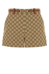 Gucci Gg Shorts With Horsebit