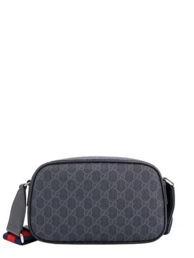 Gucci Gg Supreme Fabric Shoulder Bag Black/grey