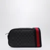 Gucci Black Gg Supreme Crossbody Bag In Black