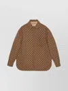 Gucci 2024 Fashion Men's Brown Long Sleeve Jacket With Buttoned Front