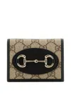 Gucci Horsebit 1955 Card Case Wallet In 中性色