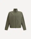 Gucci Mens Rusty Green Monogram-pattern Cotton-blend Blouson Jacket In Green