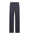 Gucci Blue Pants With Web Detail In Gg Fabric Man In Blue