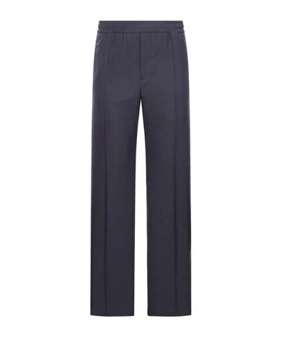 GUCCI GUCCI MONOGRAMMED STRAIGHT-LEG PANTS