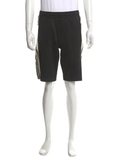 Pre-owned Gucci Gg Supreme Jogger Shorts In Black
