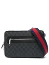 Gucci Gg Supreme Leather Travel Bag