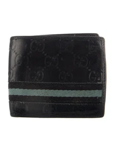 Pre-owned Gucci Gg Supreme Leather Wallet In Multi