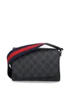 Gucci Gg Supreme Messenger Bag In Grey