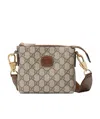Gucci Men Shoulder Bag With Gg In Nude