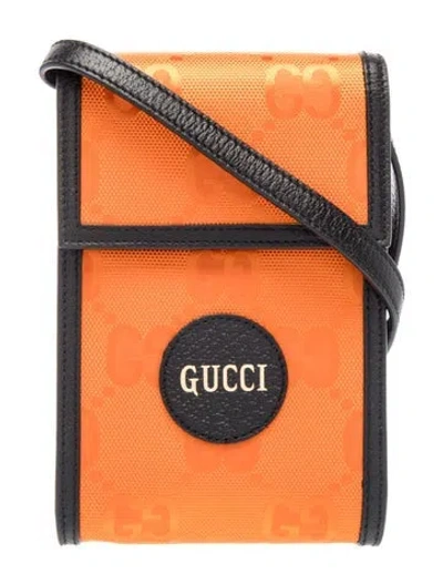 Pre-owned Gucci Gg Supreme Messenger Bag In Orange